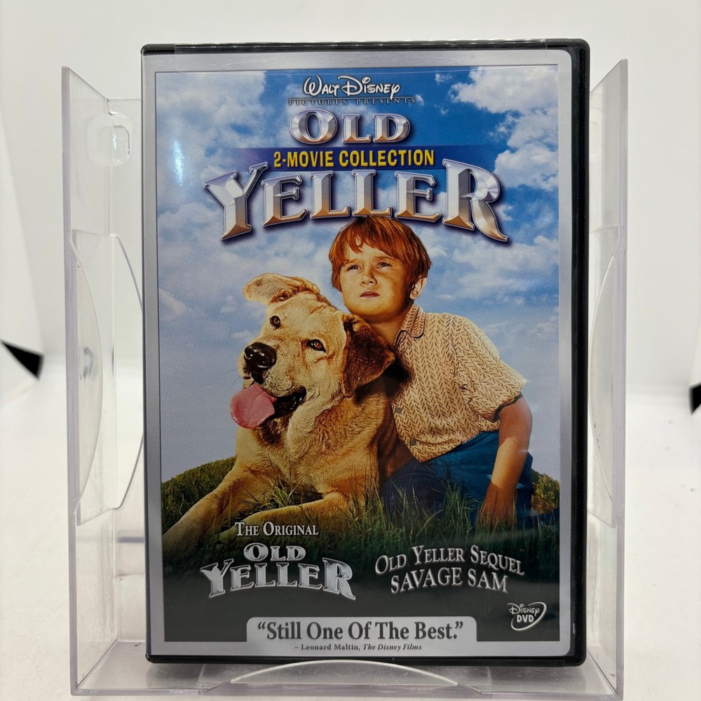 Walt Disney Old Yeller 2-Movie Collection DVD Savage Sam Sequel 2005 40224A